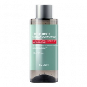 TheYeon тонер обновляющий с лотосом и центеллой - Lotus root centella calming toner, 200 мл