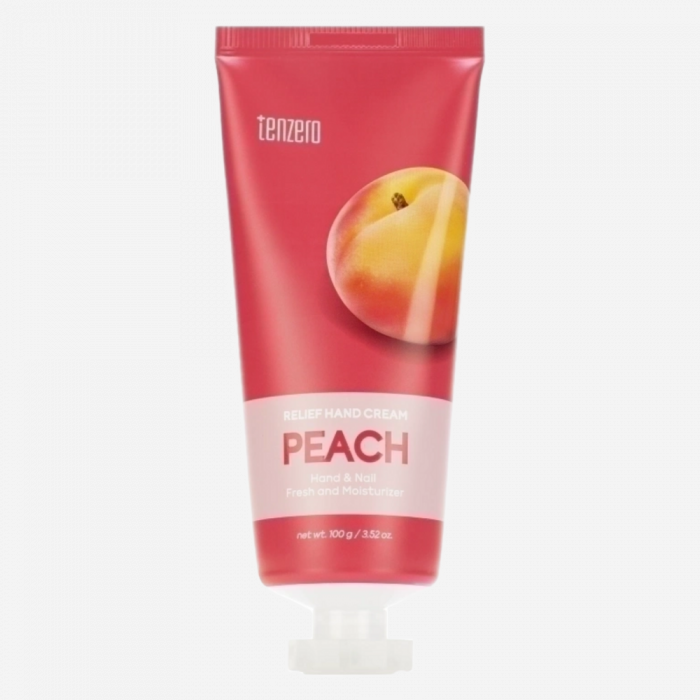 TENZERO Крем для рук с экстрактом персика - Relief Hand Cream Peach, 100 г