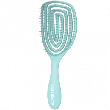 SOLOMEYA Расческа для сухих и влажных волос Аромат ЖАСМИНА -  Wet Detangler Brush Oval Jasmine ..