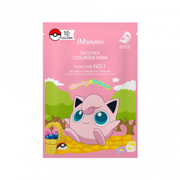 JMsolution Маска тканевая омолаживающая с коллагеном - Deco pick collagen mask pokemon, 30 мл