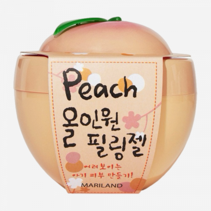 MARILAND Пилинг-скатка с экстрактом персика - PEACH ALL-IN-ONE PEELING GEL, 100 мл