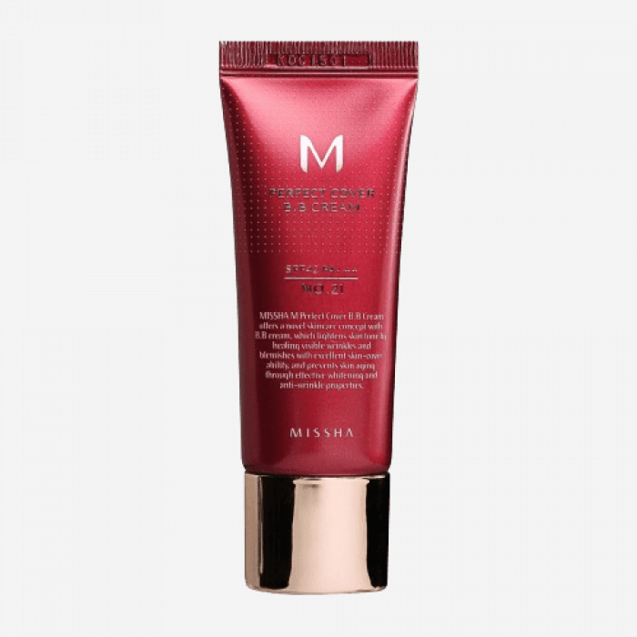 Missha BB крем тон 21 - Perfect Cover BB Cream, 20 мл