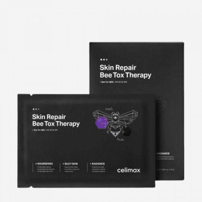 Celimax Маска тканевая с пчелиным ядом - Skin repair bee tox therapy mask