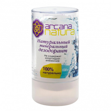 ARCANA NATURA Минеральный дезодорант натуральный, 120 гр