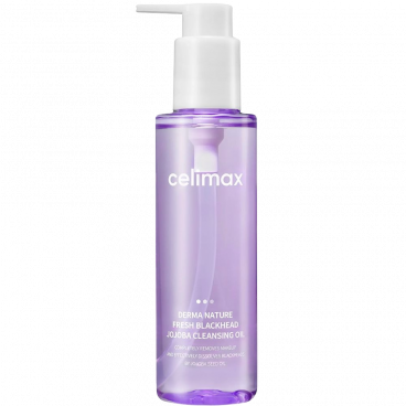 Celimax Масло гидрофильное от чёрных точек - Derma Nature Fresh Blackhead Jojoba Cleansing Oil,..