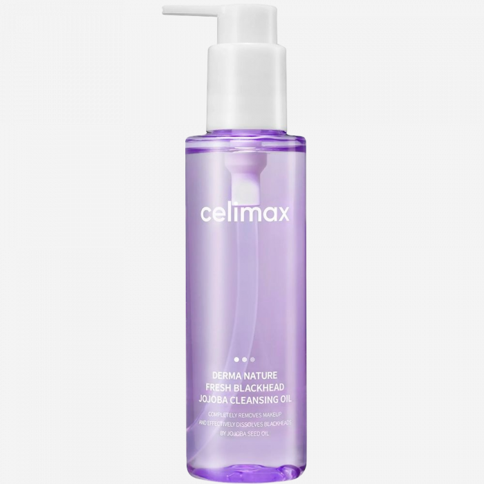 Celimax Масло гидрофильное от чёрных точек - Derma Nature Fresh Blackhead Jojoba Cleansing Oil, 150 ml