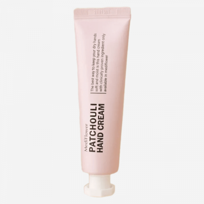 Medi Flower Крем для рук деликат с ароматом мягкой почвы и древесины Délicat Hand Cream Patchouli, 30 гр