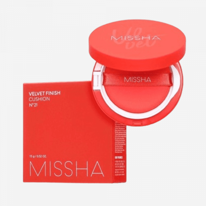 Missha Тональный кушон без зап.блока 23 тон Velvet Finish Cushion  Spf 50+/PA+++,15 мл