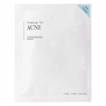 Pyunkang Yul Маска тканевая для борьбы с акне - Acne Dressing Mask Pack (4 пластинки), 18 гр