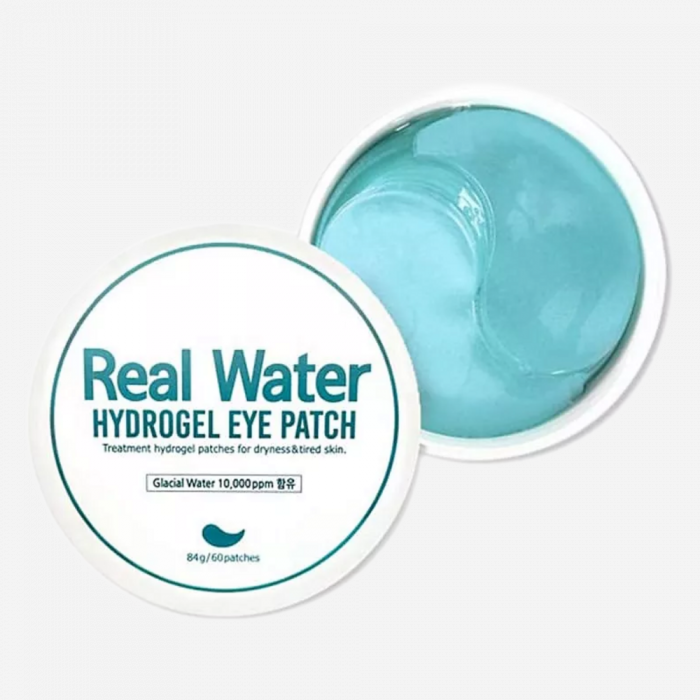 Prreti Патчи для глаз гидрогелевые увлажняющие с ледниковой водой Real Water Hydrogel Eye Patch , 60 шт