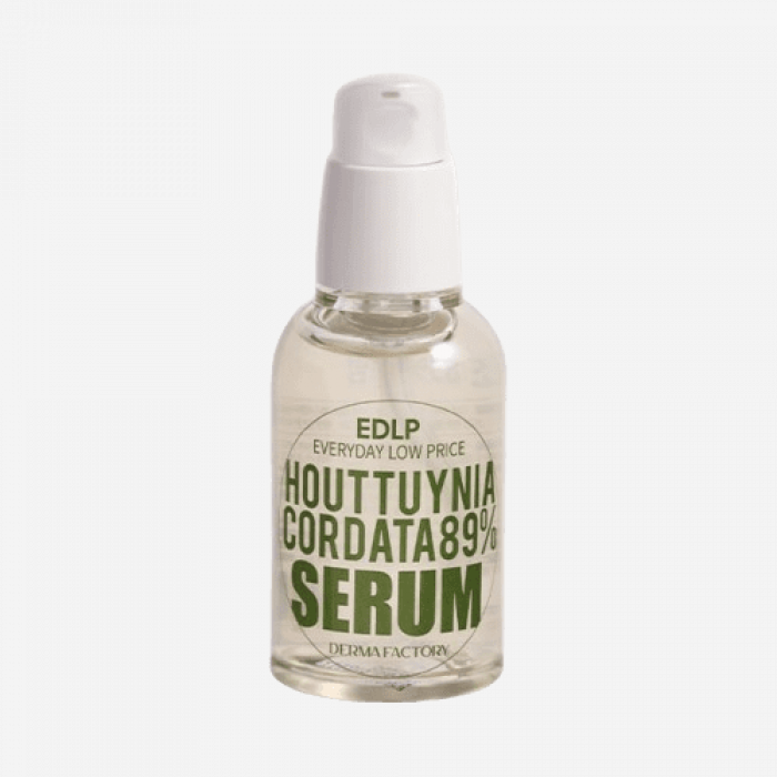 Derma Factory Сыворотка для лица с экстрактом цветка хауттюйнии - Houttuynia cordata 89% serum, 50мл