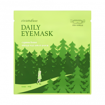 STEAMBASE Маска паровая для глаз Кипарисовый лес - Daily Eye Mask Cypress forest