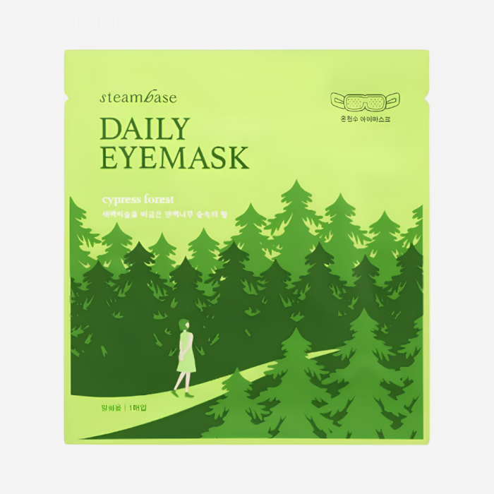 STEAMBASE Маска паровая для глаз Кипарисовый лес - Daily Eye Mask Cypress forest