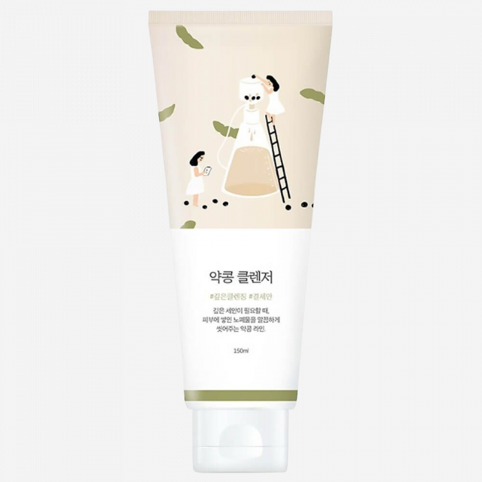 Round Lab пенка-скраб для для умывания питательная - Soybean cleanser, 150 мл