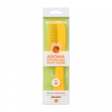 Solomeya Арома-расческа гребень с ароматом манго - aroma detangling hair comb mango