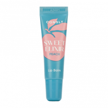 Consly Бальзам для губ с экстрактом персика - Sweet elixir peach lip balm, 10 мл