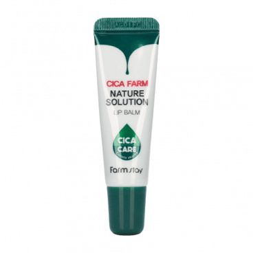 FarmStay Бальзам для губ восстанавливающий с центеллой - Cica farm nature solution lip balm, 10..