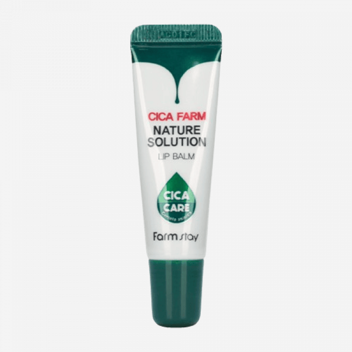 FarmStay Бальзам для губ восстанавливающий с центеллой - Cica farm nature solution lip balm, 10г