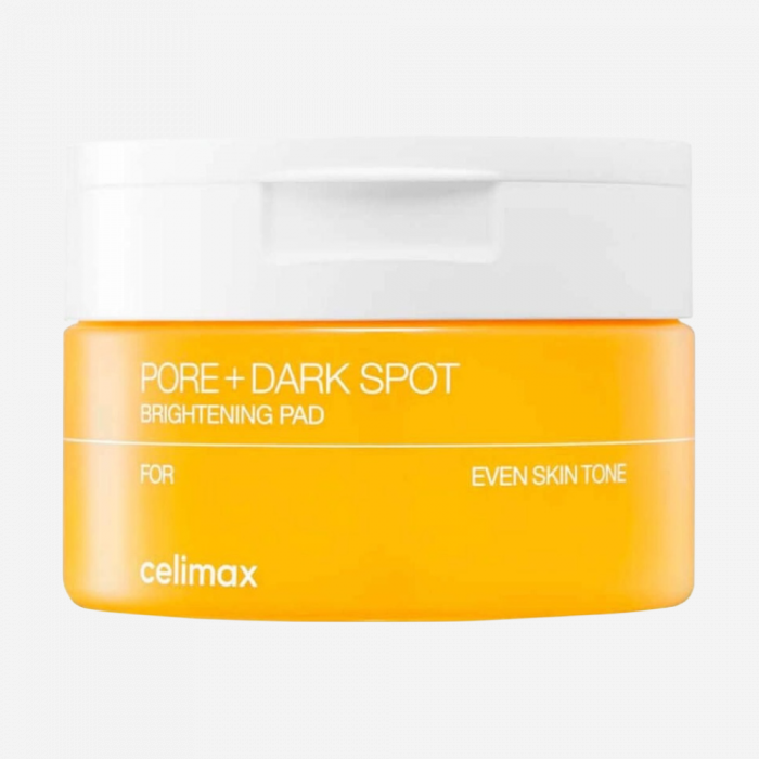 Celimax Тонер-пэды для выравнивания тона и рельефа кожи-Pore+Dark Spot Brightening Pad, 100ml