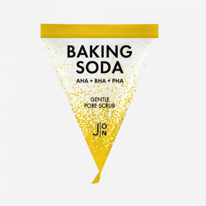 J:on Скраб для лица с содой в пирамидках - Baking soda gentle pore scrub, 5г