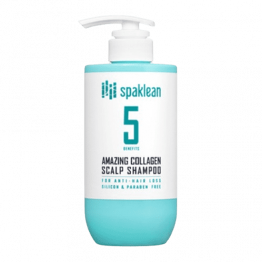 Spaklean Шампунь для кожи головы с коллагеном - Amazing collagen scalp shampoo, 500мл