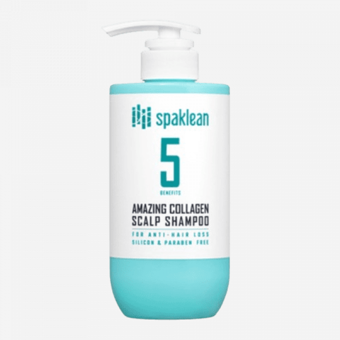 Spaklean Шампунь для кожи головы с коллагеном - Amazing collagen scalp shampoo, 500мл