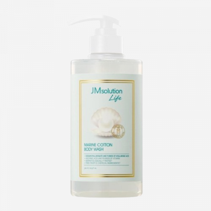 JMsolution Гель для душа с экстрактом морского хлопка - Life Marine Cotton Body Wash, 500 мл